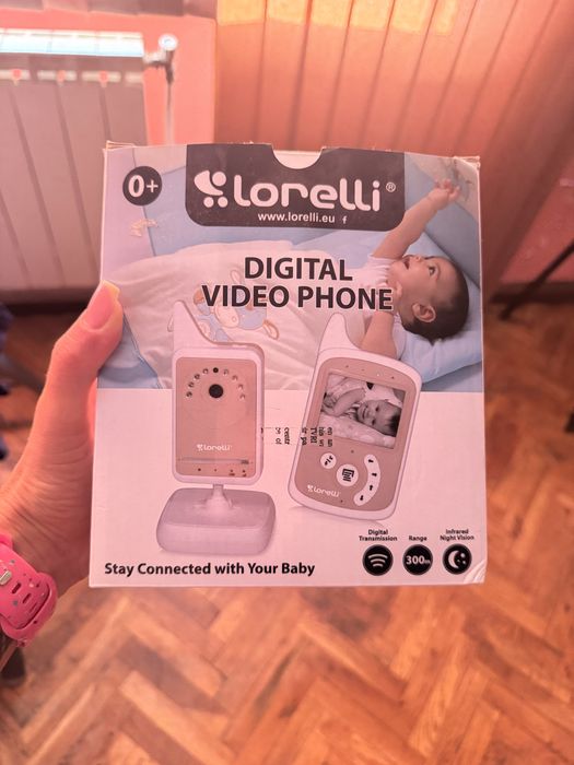 Бебефон с видеонаблюдение и гласово активиране Lorelli