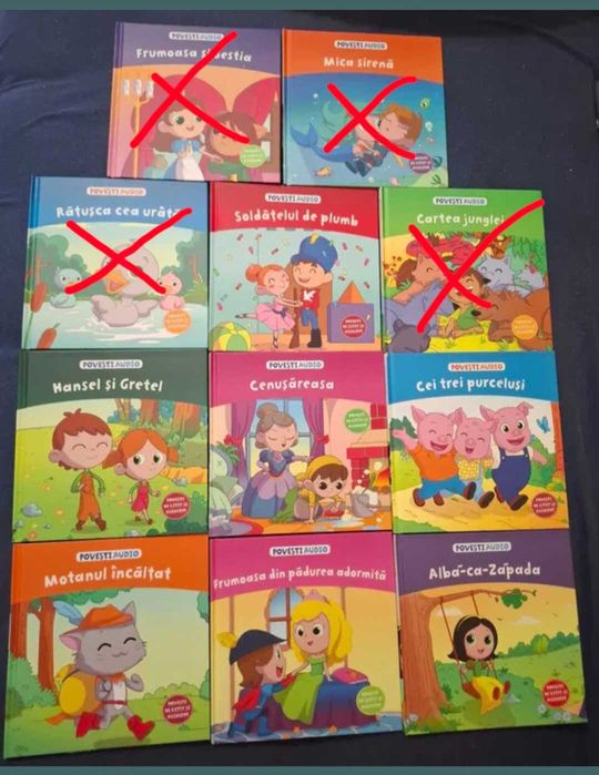 Povesti audio cu carte inclusa