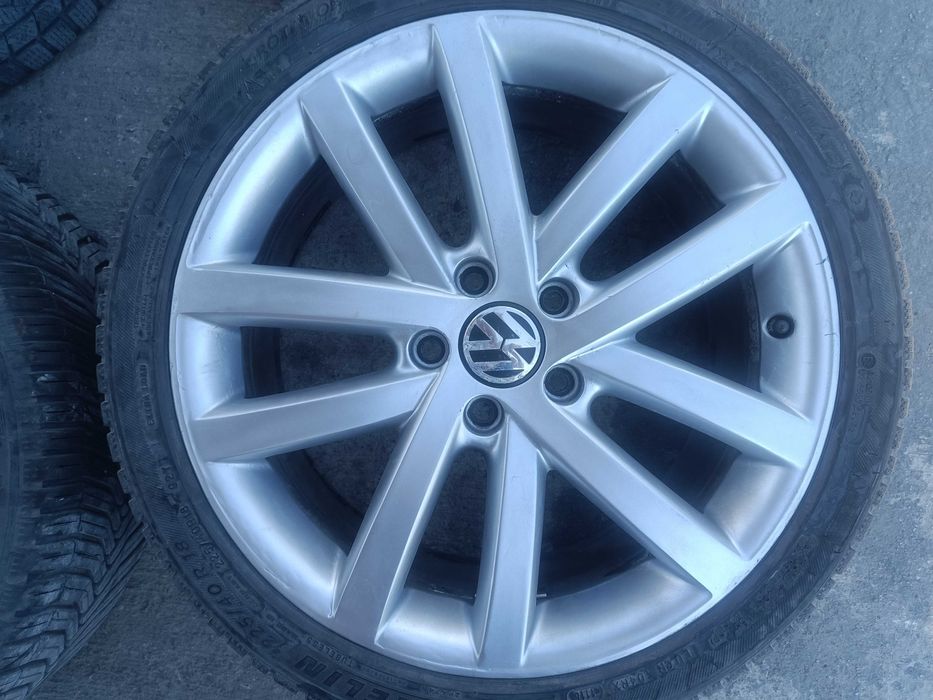 Джанти с гуми 18 цола 5х112 ЕТ51 за  Сеат, Ауди, VW. Шкода