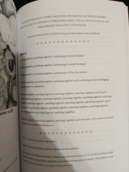 Re Zero IF stories Light Novel