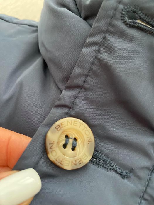 Зимно Тъмносиньо детско яке Benetton