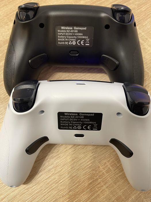 Комплект 2 бр. Безжични джойстици / контролери за PS4 / PC (RGB подсветка)