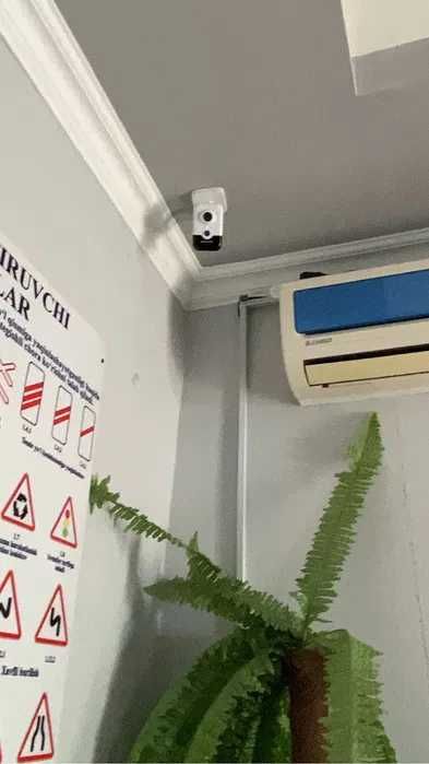 Установка КАМЕРА, видеонаблюдение, KAMERA, Damafon ,ustanovka