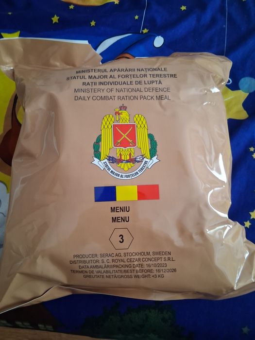 Rație individuala de mancare
