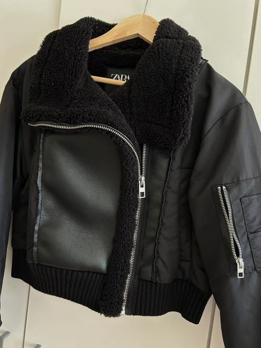 Дамско черно яке Зара