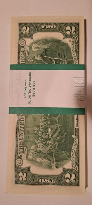 Pachet 100 bancnote dolari , colectionari,pachet 100 buc × 2 $
