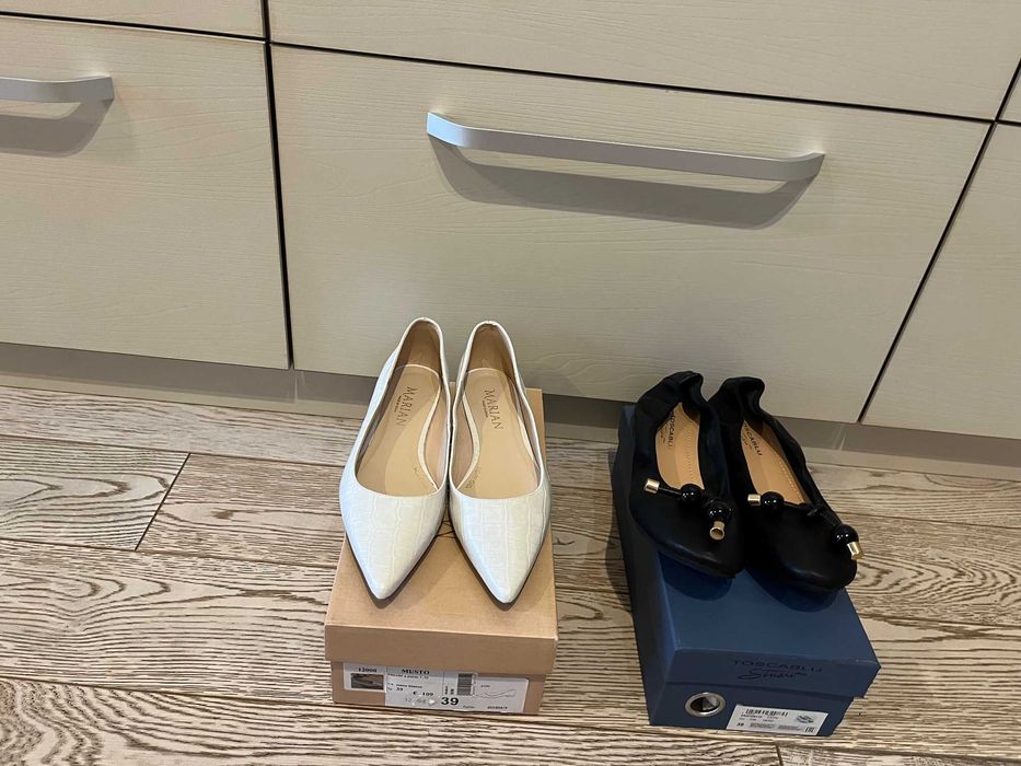 РАЗПРОДАЖБА на НОВИ БАЛЕРИНКИ р-р 39-40, Tosca Blu, M. Kors и др.