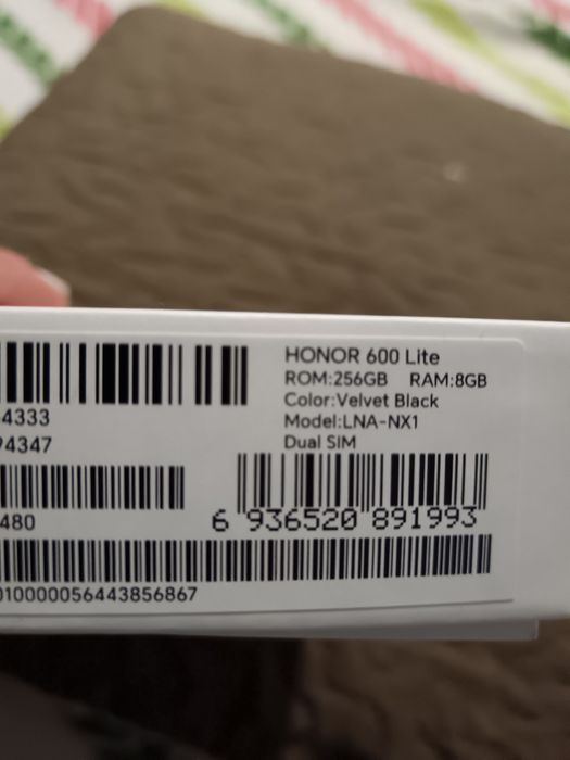 Telefon Honor 600 Lite