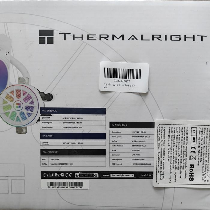 Cooler CPU Thermalright Aqua Elite v6 360 ARGB ALB sigilat