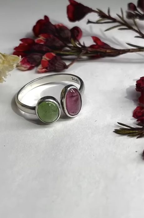 Кольца с натуральными камнями 925пр