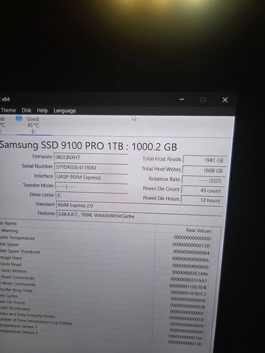 Samsung 9100 PRO 1TB PCIe 5.0