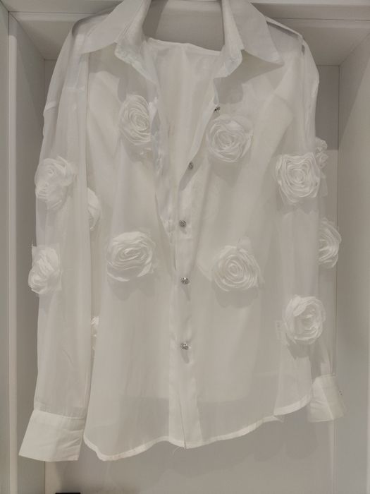 Бял комплект за кръщене или сватба - р-р S-M