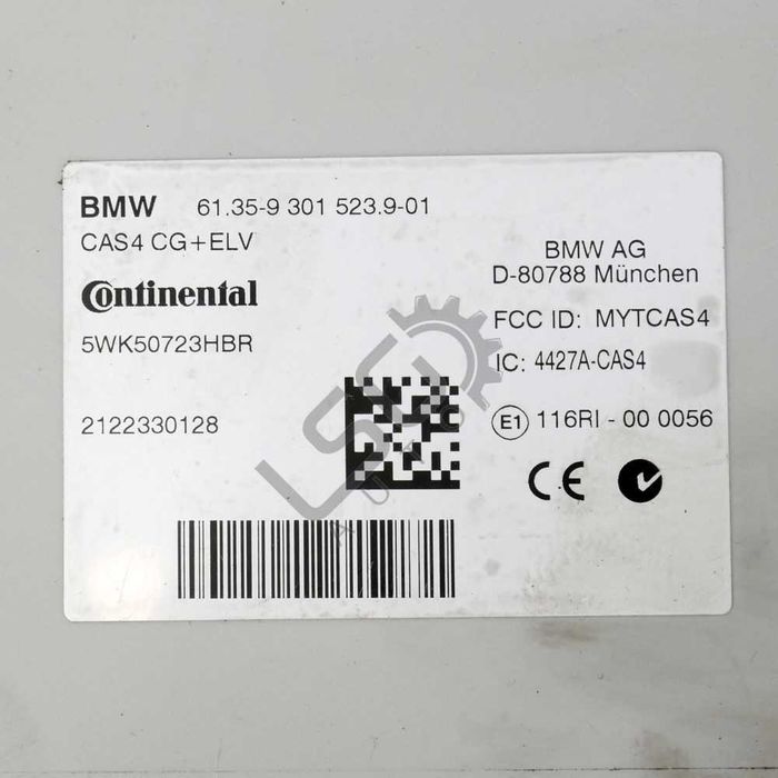 CAS модул BMW 5 Series (F10, F11) ID:146515