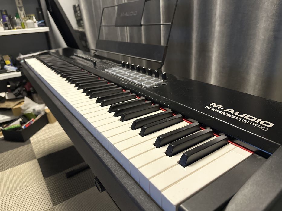 M-audio Hammer 88 Pro+stativ Claviatura midi