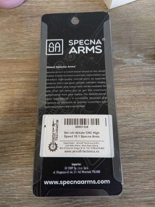 Set roti dintate CNC High Speed 16:1 Specna Arms