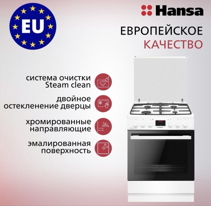 Продается газовая плита Hansa