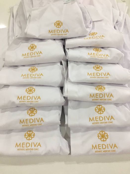 Услуга вышивки на медицинской одежде! От 1 штуки