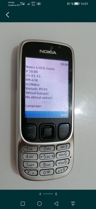 Nokia 6303 Vodafone