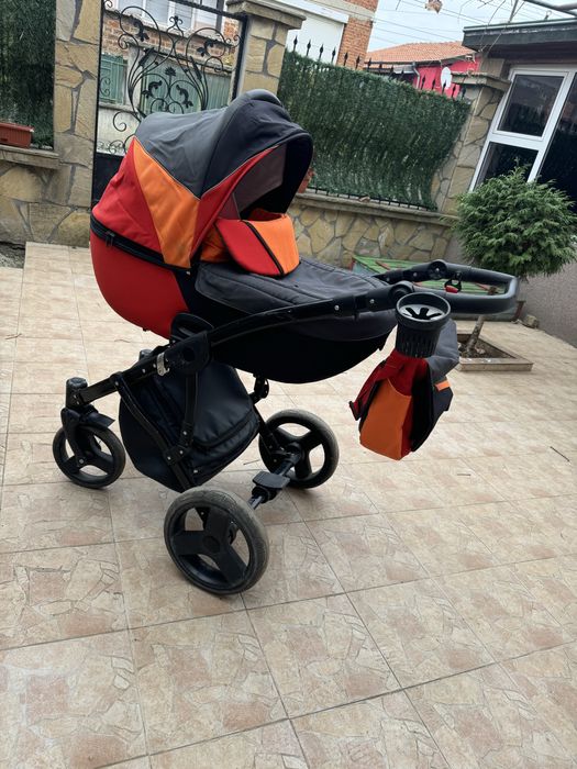 Детска количка с два коша