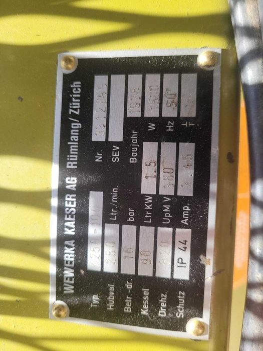 Compresor aer 380v 90 L