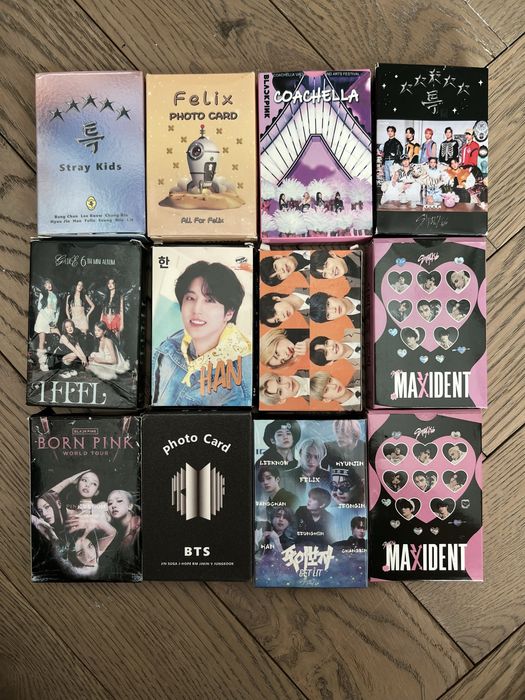 K-Pop журнал, карточки, биндеры