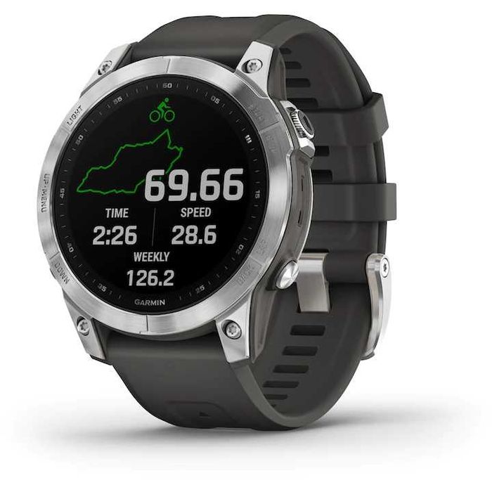 Smartwatch Garmin Fenix 7, 47 mm, Silver/Graphite