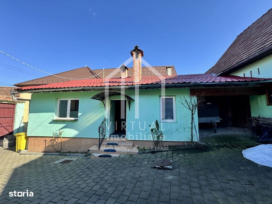 Casa individuala cu accest auto, 4 camere, 490mp teren, Rasinari