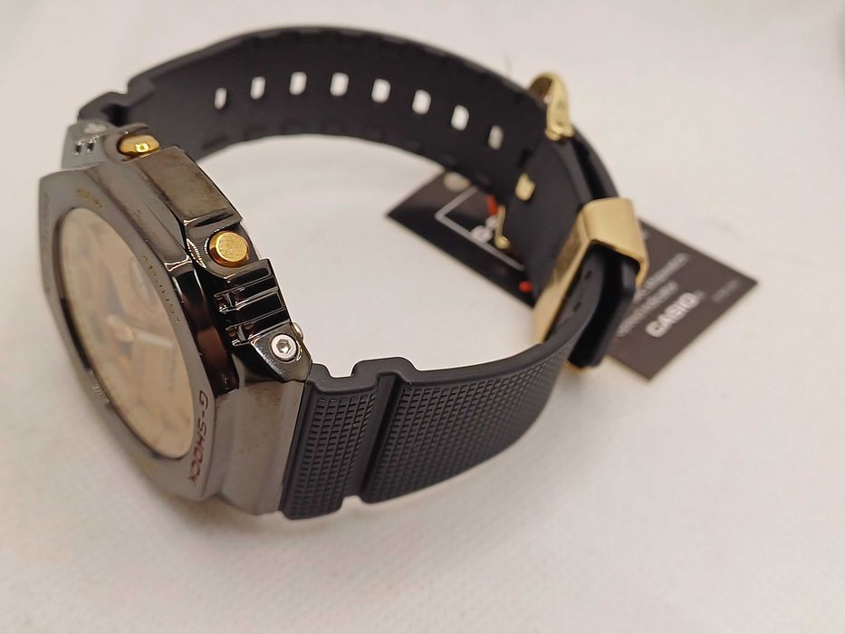 Ceas Sport Casio g shock GMb 2100rh 1a, Metal Gun-Gold .Nou, Garantie 2ani