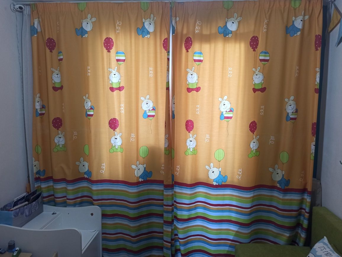 Детски плътни пердета 2бр. 175/247 гр. Бургас Възраждане • OLX.bg
