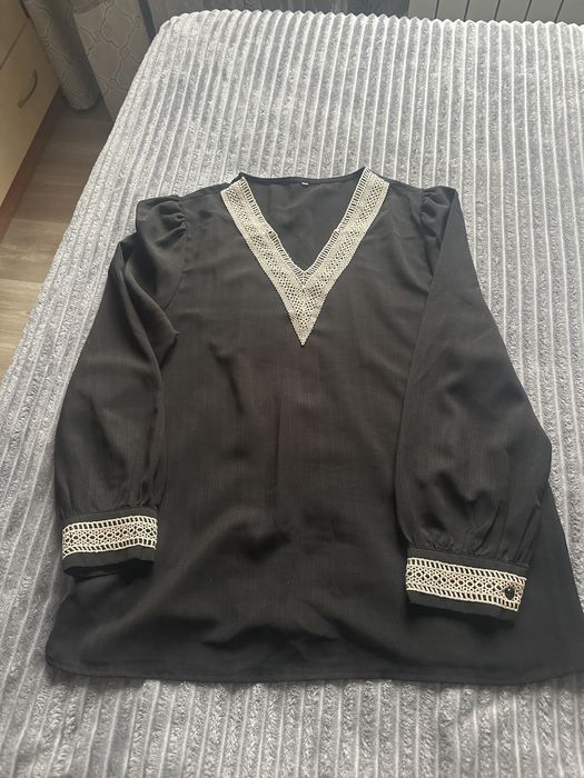 Блузка женская черная