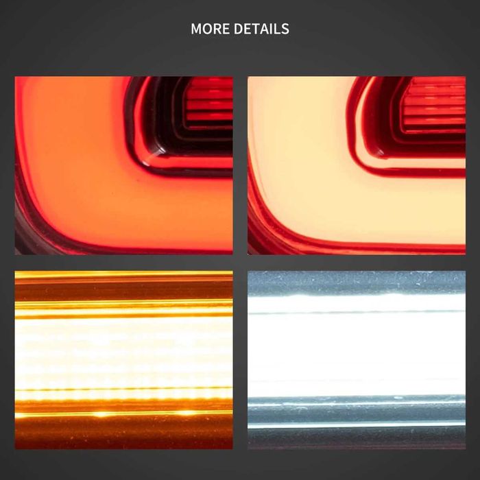 Комплект стопове с жълти мигачи за Jeep Wrangler JL 2018-