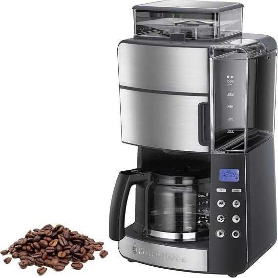 Russell Hobbs Grind & Brew 25610-56 cafetiera cu râșniță,Garantie