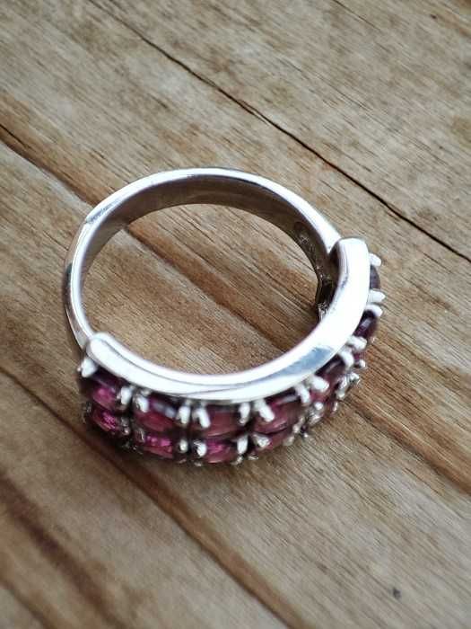 925- Inel Cu Granat Rodolit Masura 16.5