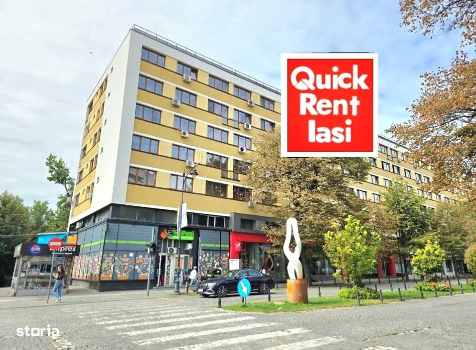 Piata Unirii UMF Apartament 2Dormitoare +Miniliving De Inchiriat Iasi