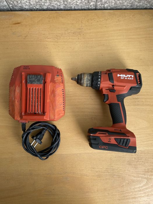 HILTI SF 6-A22 ATC - КАТО НОВ - Мощен и качествен безчетков винтоверт