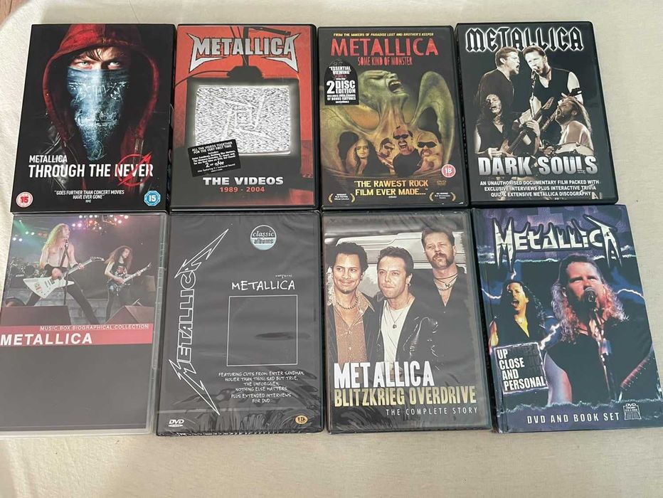 Colectie 8 DVD -uri METALLICA