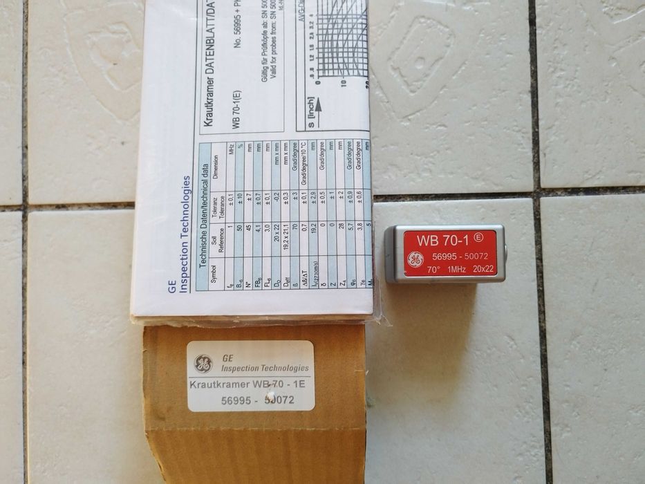 Osciloscop GE Phasor XS 16:64 Ultrasonic Flaw Detector cu accesorii