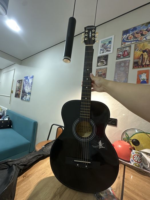 Гитара Гитара Ronnie Wood AG 38- BK CMP AMRWPCM0001 Black