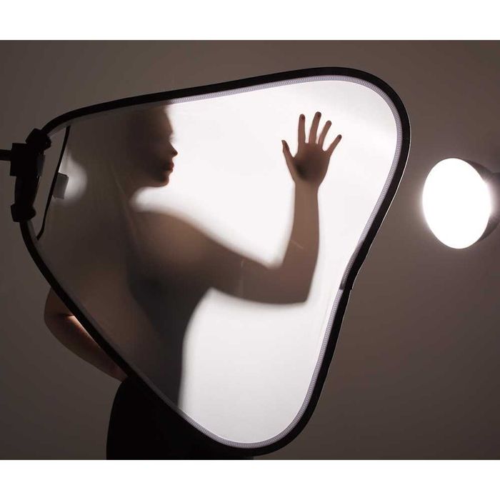 Panou colapsabil cu panza difuzie 2 stop-uri (foto - video)