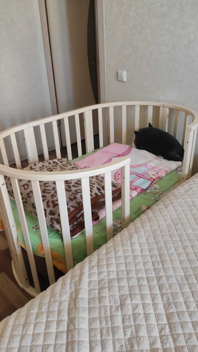 Кроватка круглая-овальная