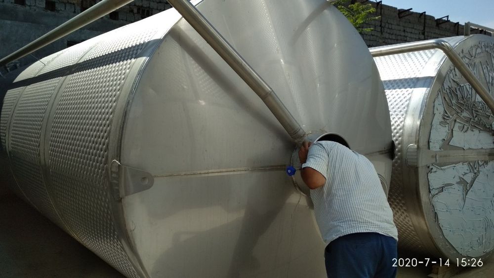 Нержавеющей емкости, силось и резервуар