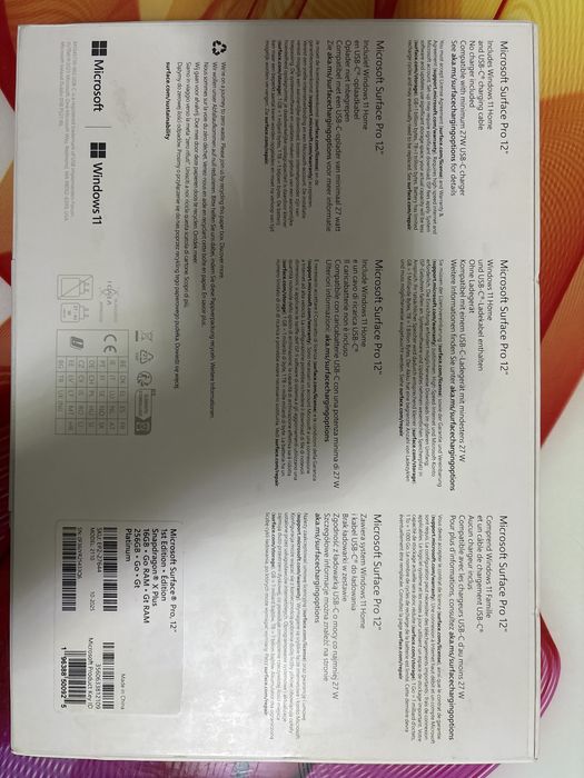 Laptop Microsoft Surface Pro 12 + Tastatura MICROSOFT SURFACE PRO 12