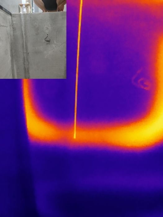 Тепловизор в аренду Утечка воды.Тепловизионная  инспекция