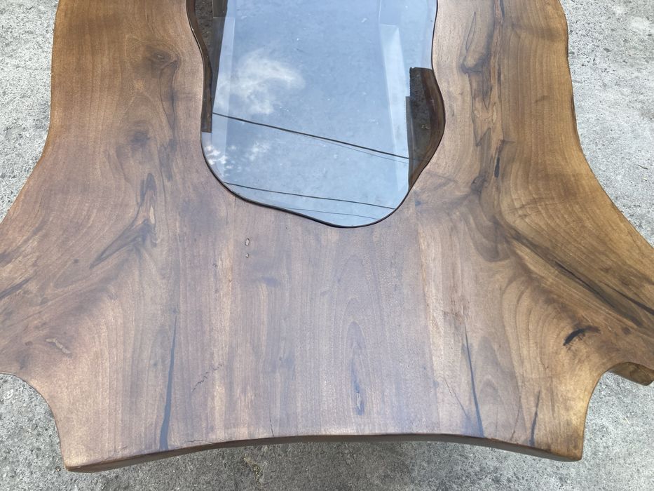 Трапезарна орехова маса 210 см