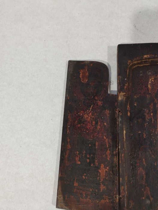 Много стар Домашен Иконостас и Икона