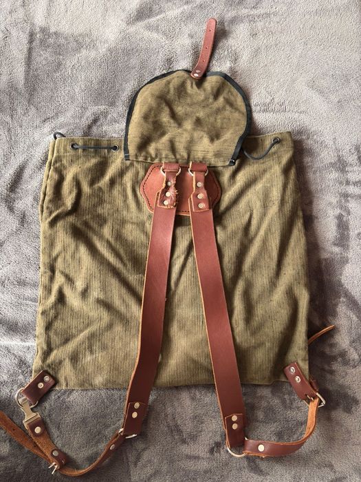 Брезентова туристическа военна раница