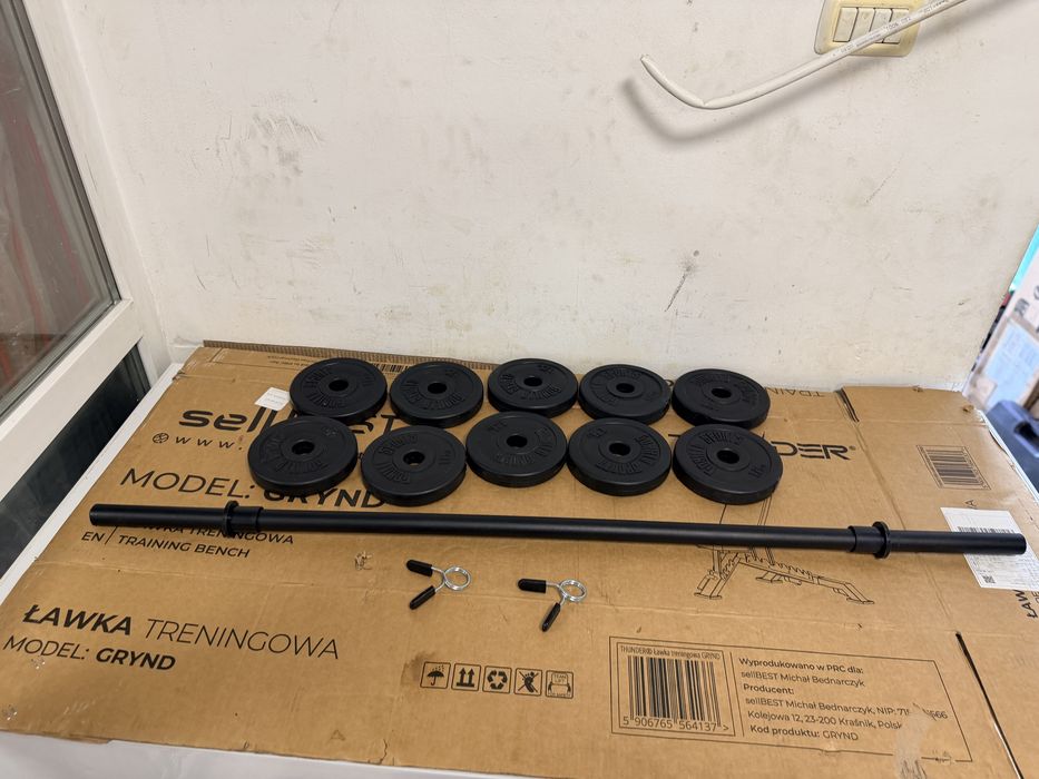 Pachet sala 20 kg gantere reglabile+Bara haltera noi pret promo 250 lei