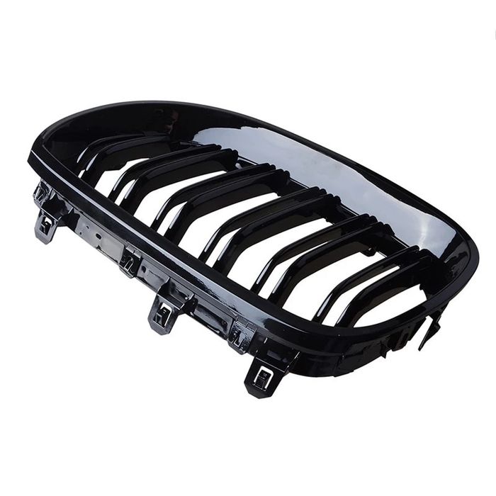 Set Grile Nari Fata Duble Bmw e60 e61 Seria 5 Negru Mat lucios