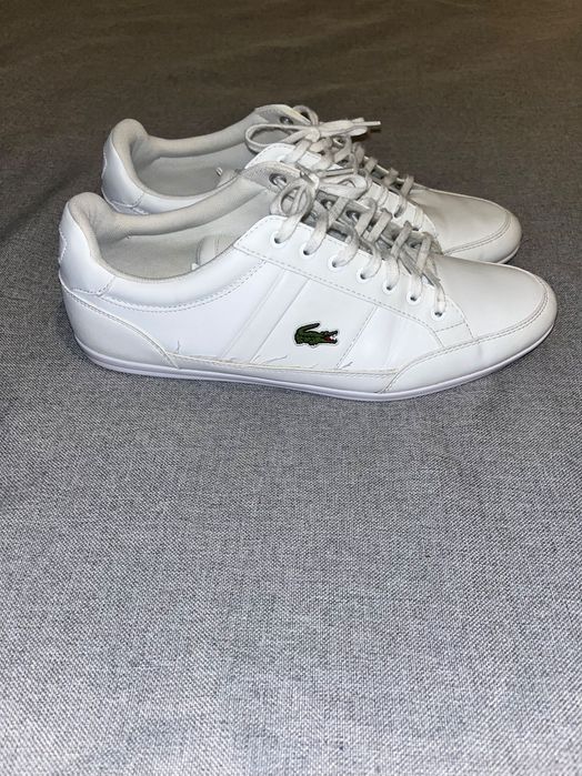 Бели маратонки Lacoste, размер 43 – Много добро състояние