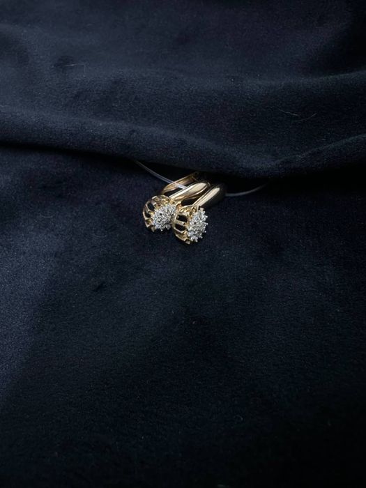 Золотые серьги Орталык ломбард